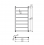 Чертеж полотенцесушителя Zehnder Stalox 824х450 (STX-080-045)
